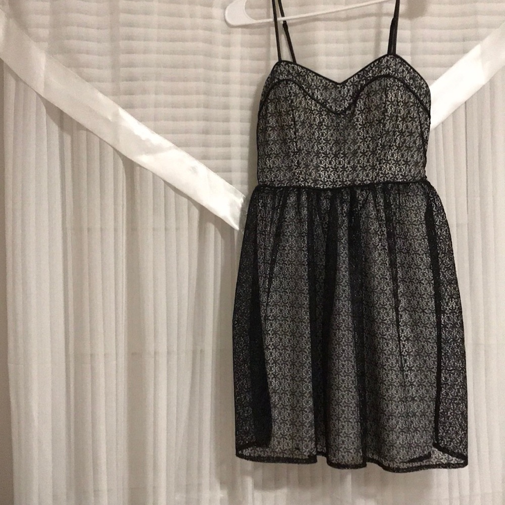 Black and white dress